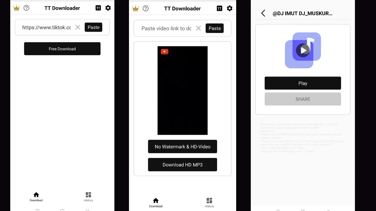 Tutoriais para baixar vídeos do TikTok como música usando o Snaptik-Download Video TikTok